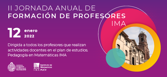 II jornada anual de formación inicial de profesores en IMA