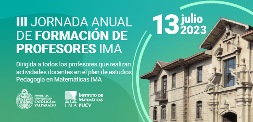 III Jornada Anual de Formación Inicial de Profesores en IMA