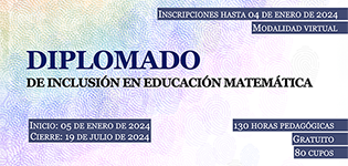 Diplomado de Inclusión en Educación Matemática